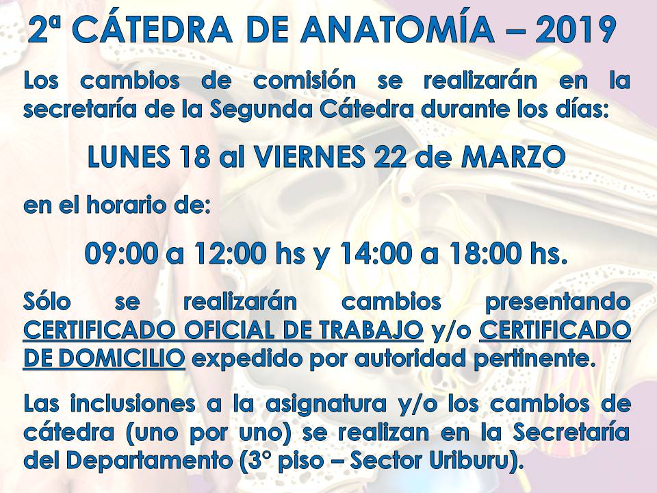 Cambios de comisión