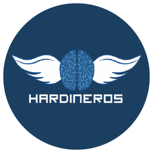 logo hardineros white
