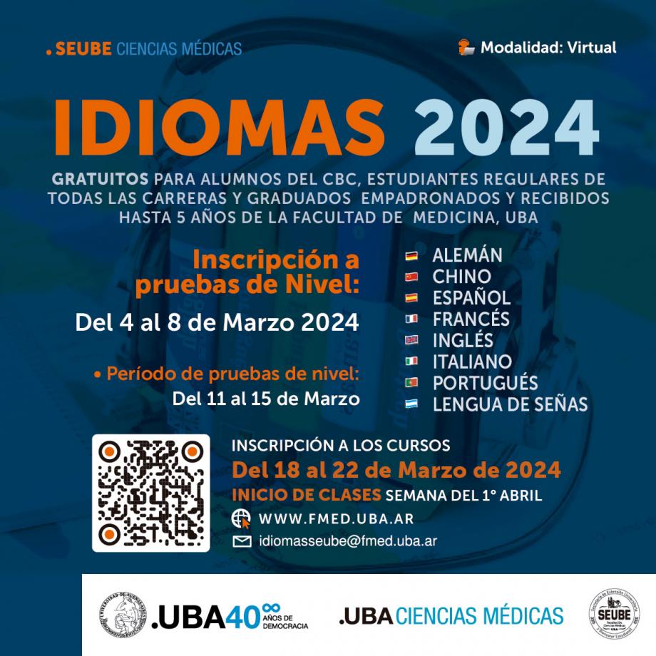 Secretar A De Extensi N Universitaria Y Bienestar Estudiantil   Idiomas 2024 